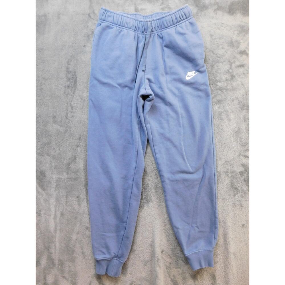 Nike Sweatpants Mens Small Blue Club Fleece Joggers Embroidered Swoosh DQ5191